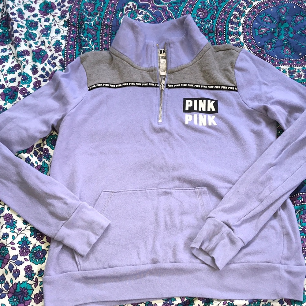 PINK half zip